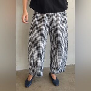 Le Bon Shoppe Arc Pants - Navy Gingham - Med